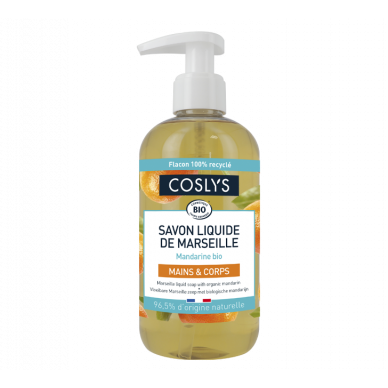 Savon liquide de Marseille mandarine 5L Coslys